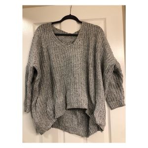 SheIn gray oversized sweater